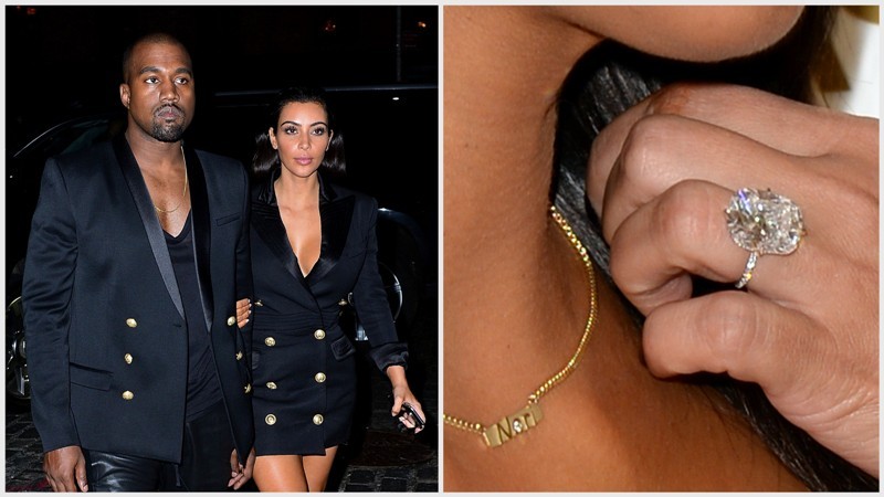 Kim Kardashian dostala od rappera Kanyeho Westa prsteň za rekordných 8 miliónov dolárov